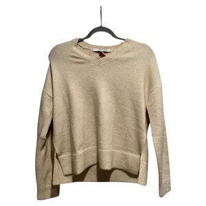 Joe's Jeans Beige V-Neck Women's Sweater size xs